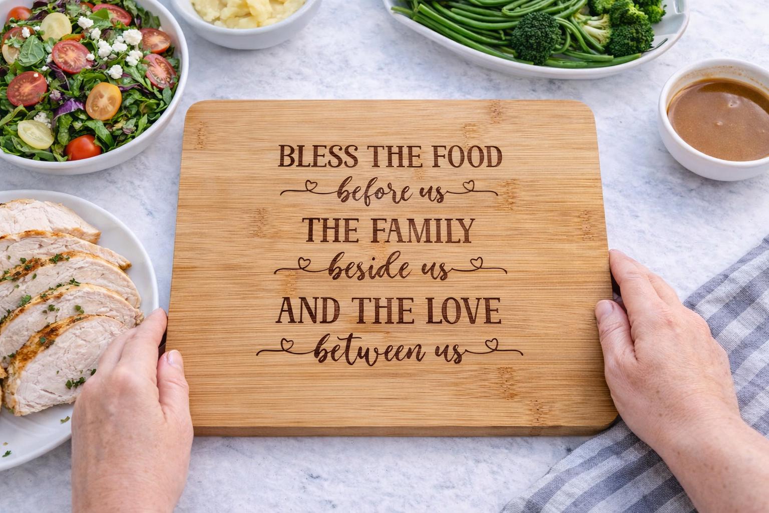 Bless This House | Charcuterie Board | Chopping Board | Serving | Engraved Wood