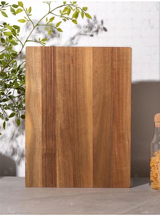 Personalised Acacia Wood Butchers Block, Engraved Serving Board